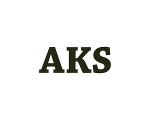 AKS logo design vector template