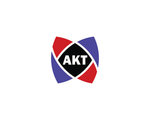 AKT logo design vector template