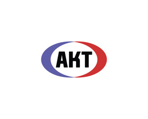 AKT logo design vector template