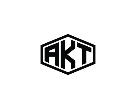 AKT logo design vector template