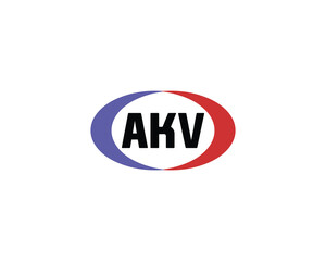 AKV logo design vector template