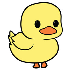 Cute Cartoon Duck