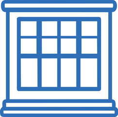 frosty window pane, icon