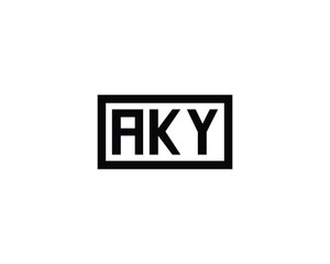 AKY logo design vector template