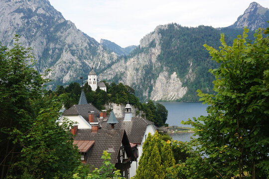 A cathedral in Traunkirchen, Salzkammergut, Austria	