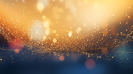 Featuring stunning soft bokeh lights and shiny elements. Abstract festive and new year background
