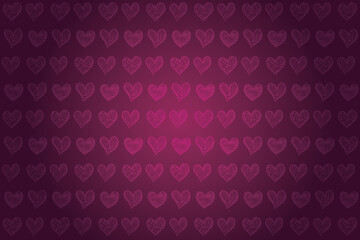 Heart pattern, Valentine's Day seamless pattern, Valentine's Day background.