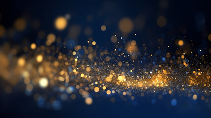 Abstract glitter lights background. Blurred bokeh effect