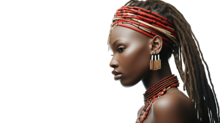 Black History Month isolated on transparent background, Generative ai.