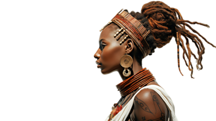 Black History Month isolated on transparent background, Generative ai.