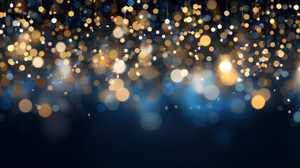 Abstract glitter lights background. Blurred bokeh effect