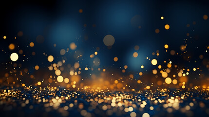 Abstract glitter lights background. Blurred bokeh effect