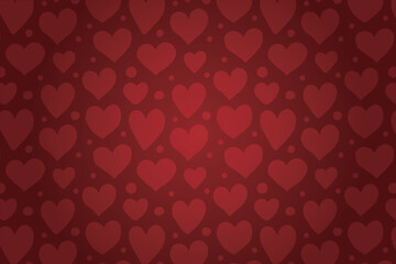 Heart pattern, Valentine's Day seamless pattern, Valentine's Day background.