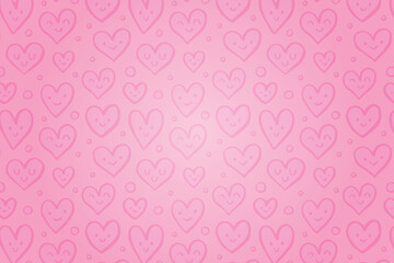 Heart pattern, Valentine's Day seamless pattern, Valentine's Day background.