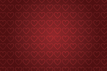 Heart pattern, Valentine's Day seamless pattern, Valentine's Day background.