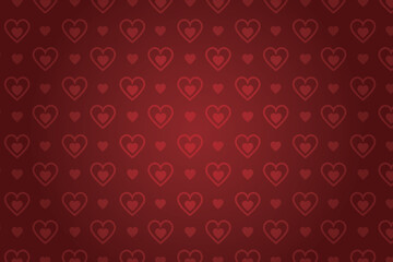 Heart pattern, Valentine's Day seamless pattern, Valentine's Day background.