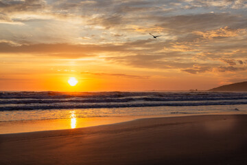 Sunrise on the beach
