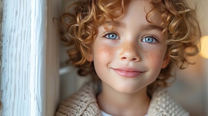 portrait of a little child boy