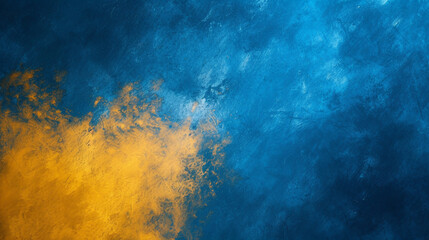 Fototapeta na wymiar Blue and yellow banner background. PowerPoint and Business background.