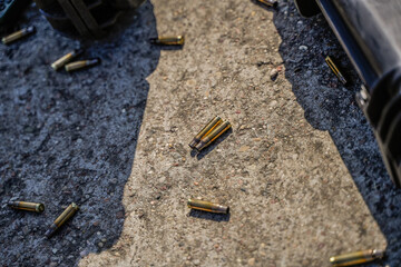 Ammunition for Precision and Sniper Firearms, and .22LR Caliber During Training at a Shooting Range