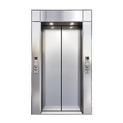 An Elevator With Buttons.. Isolated on a Transparent Background. Cutout PNG.