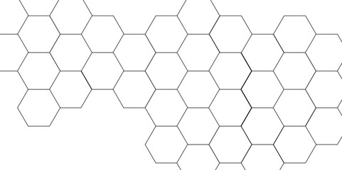 Abstract background with hexagons honeycomb technology texture. Hexagonal shape structure light seamless geometric background. Surface polygon pattern with digital hexagon and futuristic business.