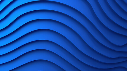 Abstract Blue and White Wavy Pattern as Digital Art Background