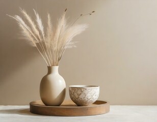 Boost Your Home's Aesthetic with Stunning Pampas Grass Vase Decor, Minimalistic