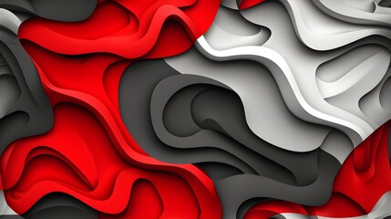 3D Red paint abstract color texture wallpaper background.