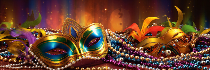 fractal background with fire A vivid carnival background filled with lively colors, masks, and festive flair