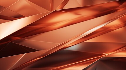 Copper creative abstract background, radiating warmth and elegance, ideal for sophisticated design projects seeking a metallic touch.