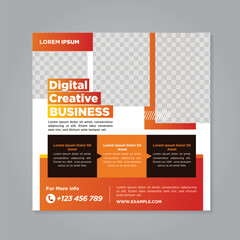 Corporate social media banner template