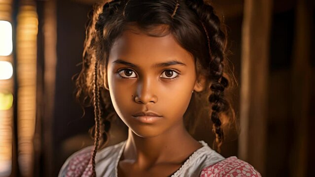A Rohingya girl in her early teenage years, with rous hair tied back in a ponytail, her expressive eyes full of dreams and aspirations speak louder than any words can. Despite circumstances,