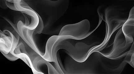 abstract background with smoke in black and white colors