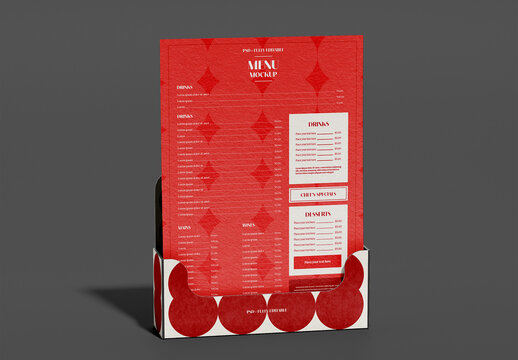 Manu on Stand Mockup