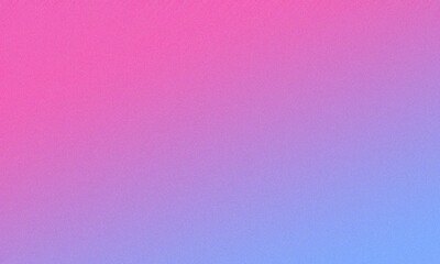 Pink magenta blue purple abstract color gradient background grainy texture effect for design