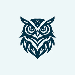 Simple and modern high quality owl logo, suitable for your company, business and work team