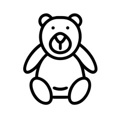 Fototapeta premium Teddy bear icon 
