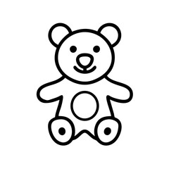 Fototapeta premium Teddy bear icon 