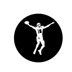 Silhouettes athlete players vector