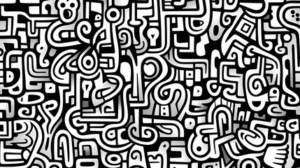 Cute graffiti art abstract background poster web page PPT, art background