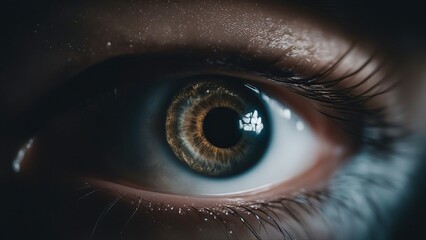 Fototapeta premium eye of the world A giant eye in the sky, watching over the world with a silent gaze. 