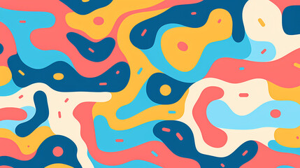 Cute graffiti art abstract background poster web page PPT, art background