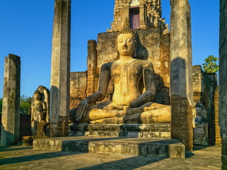 Wat Phra Sri Rattana Mahathat Rajaworavuharn temple in Si Satchanalai historical park, Thailand - 720426371