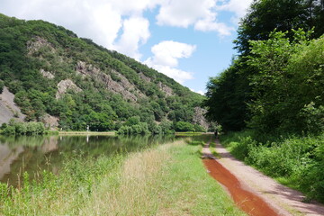 Wanderweg an der Saarschleife