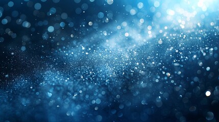 Aerosol fine blue salt crystals texture background. presentation. advertisement. template for artwork. copy text space.