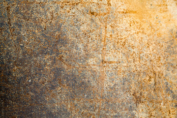Weathered iron wall with seamless background of iron 