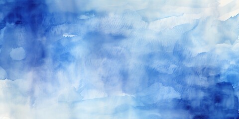 Fototapeta na wymiar Sapphire watercolor abstract painted background