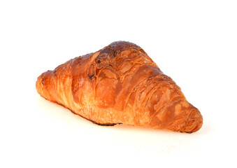 croissant isolated on the white background.