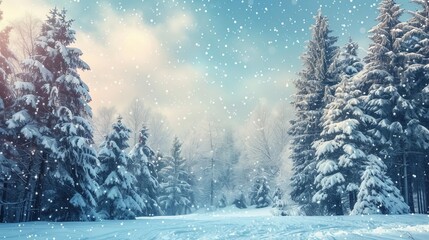 Winter Forest Snow